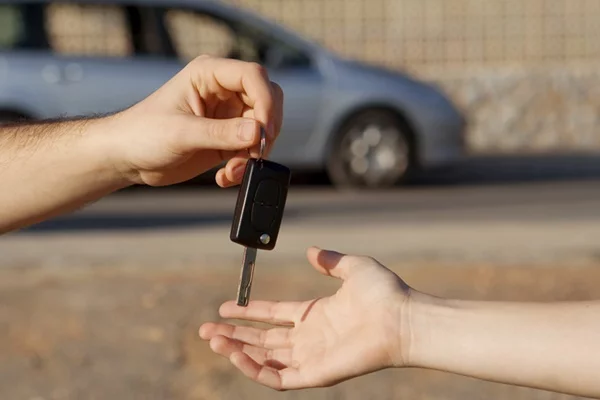 remise de clés de voiture