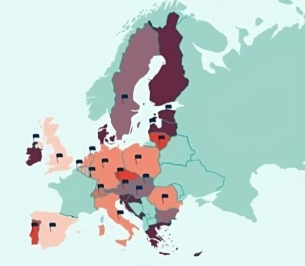 Pays partenaires de l'ANTAI en 2020