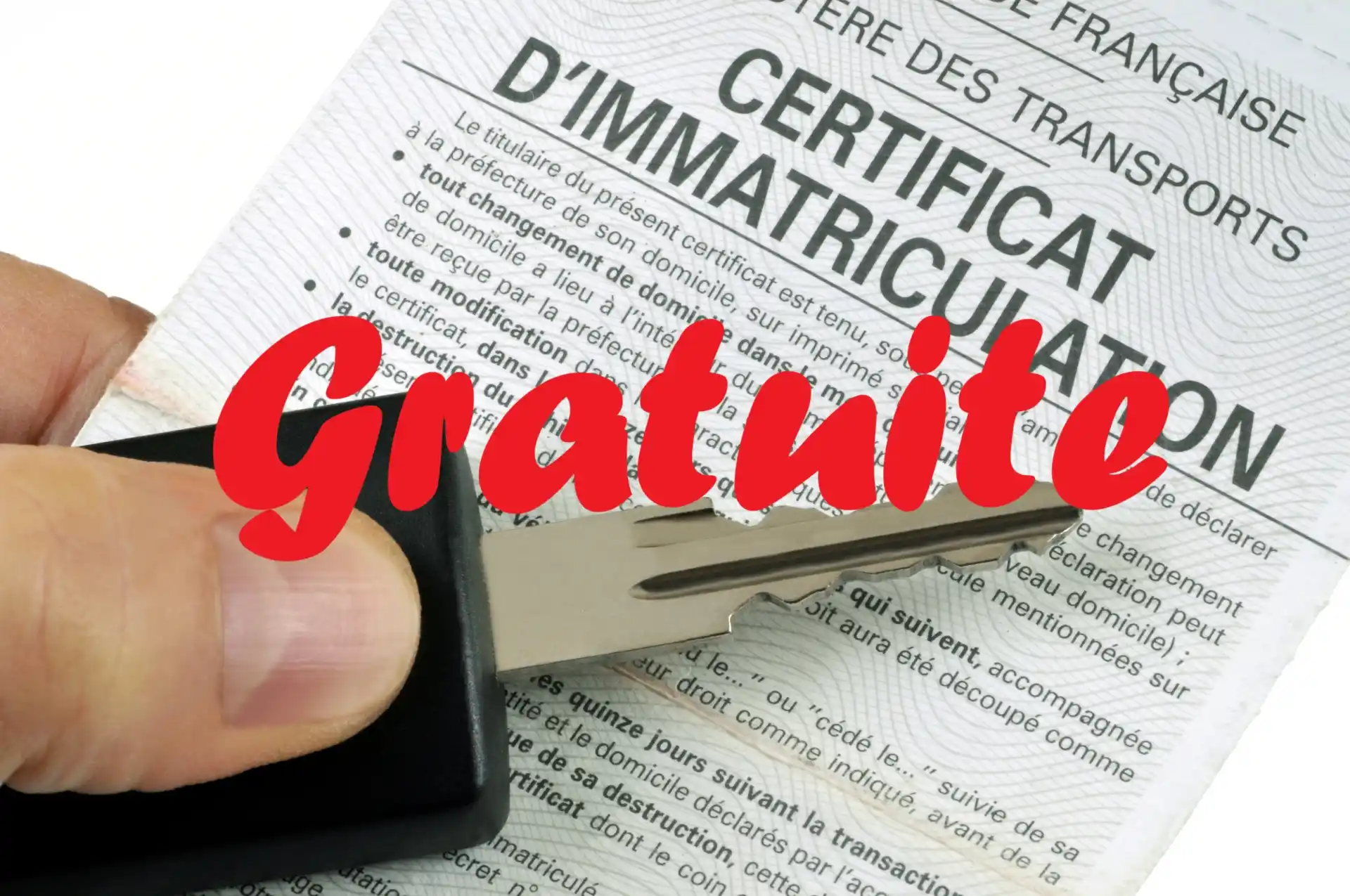 carte grise gratuite