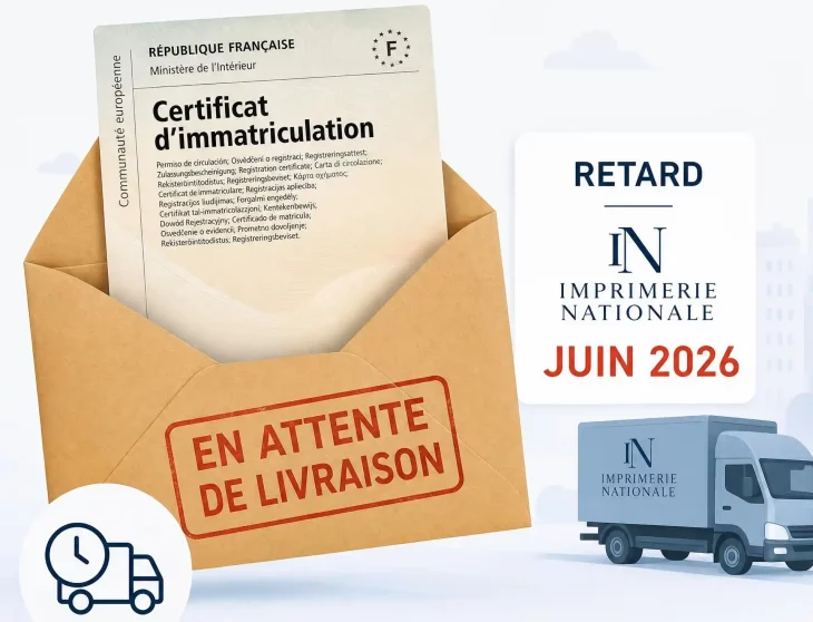 Illustration Retard carte grise : anomalie technique en cours à l'Imprimerie Nationale